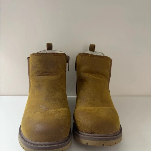 Kids Brown Ankle Boots - Picture 2 of 6